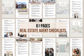 Real Estate Agent Checklists - 20 Lists